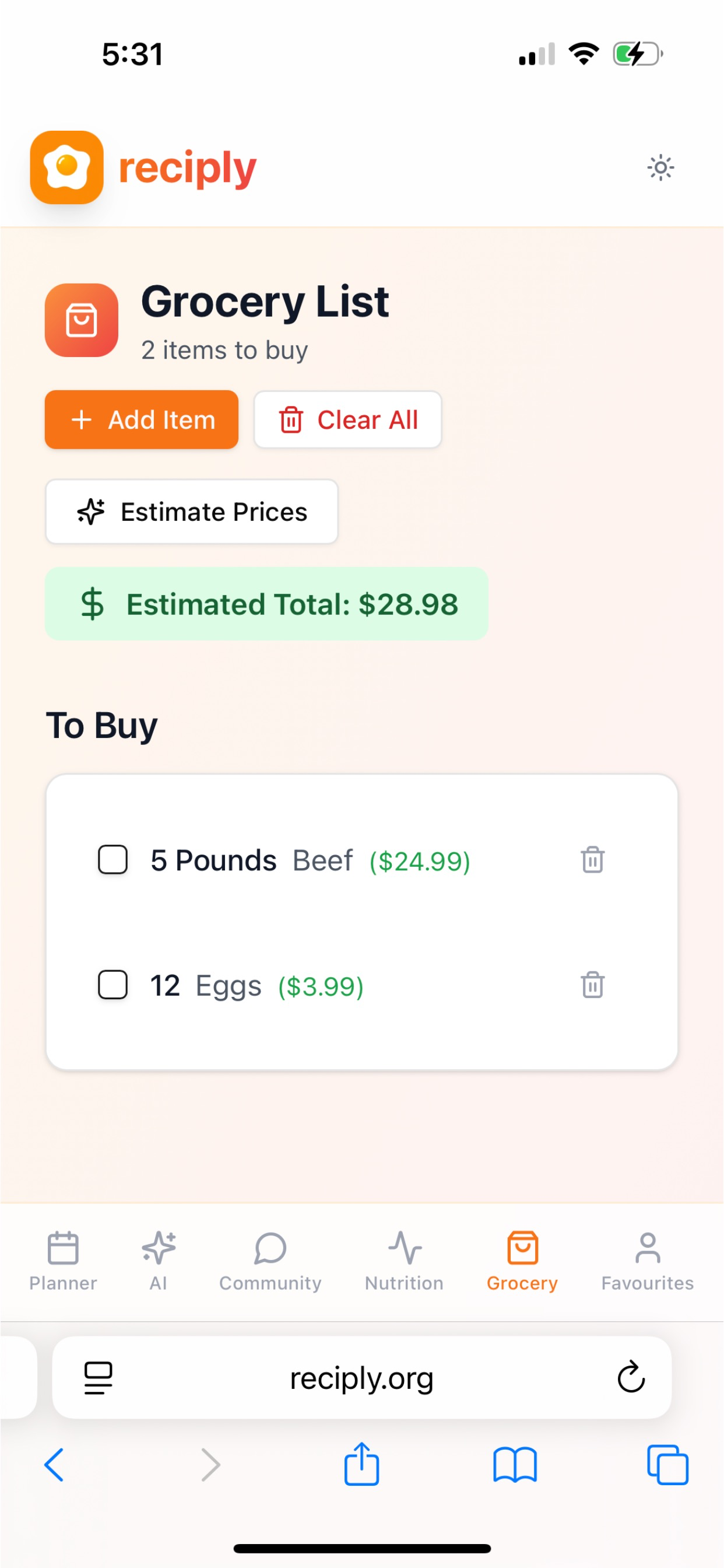 Reciply - Recipe Organizer screenshot 4