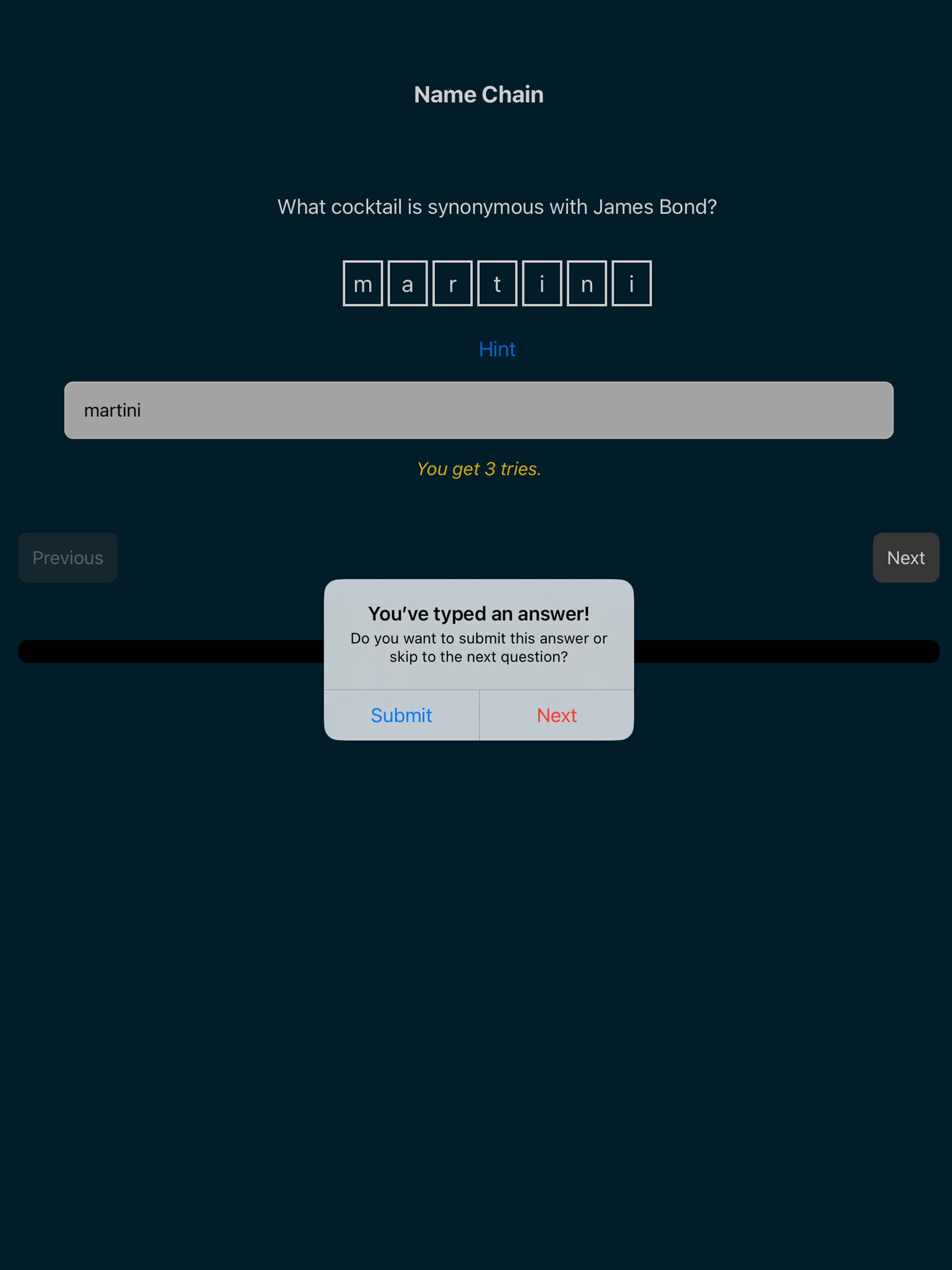 NAME CHAIN APP