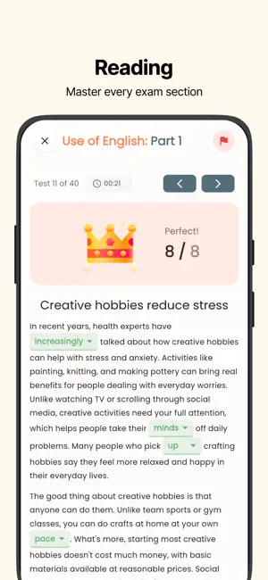 Cambridge® B2 Tests 2026 screenshot 2