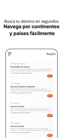 Visa Fácil Cuba screenshot