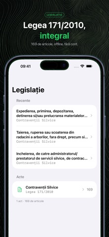 eLex Silvic · Contravenții screenshot
