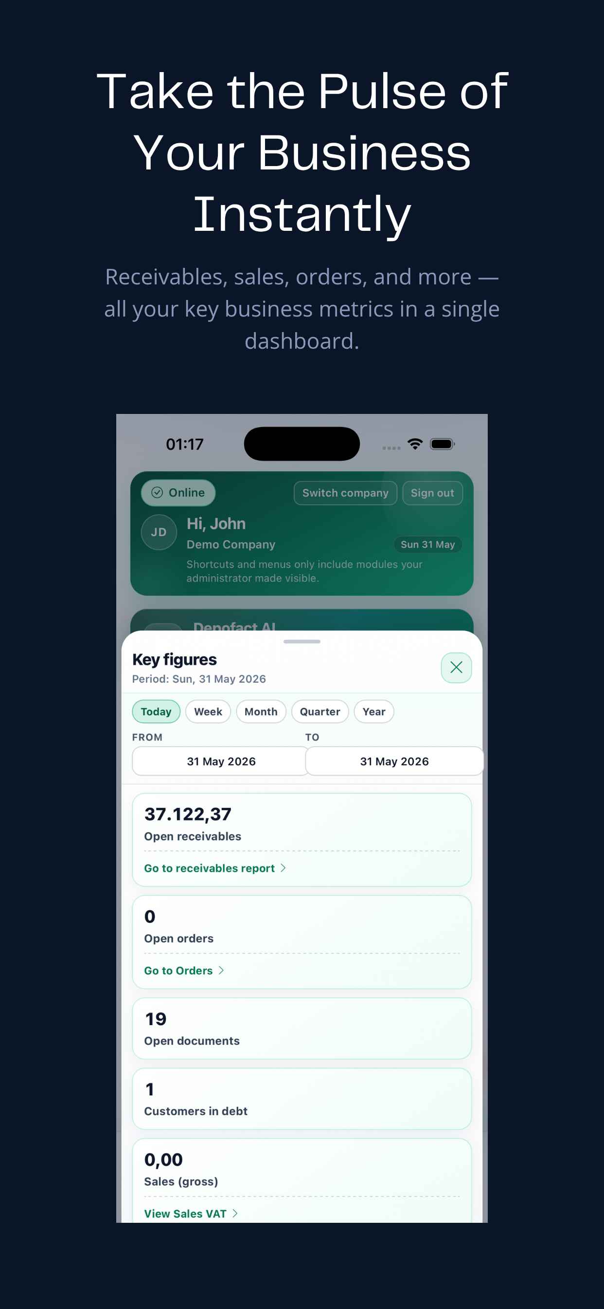 Depofact screenshot 3