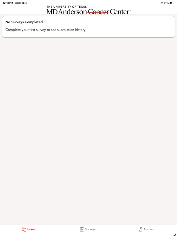 GU Patient Surveys iPad screenshot