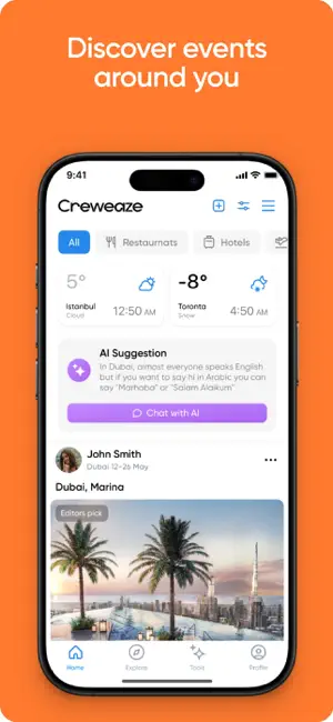 Creweaze - Layover Companion screenshot 2