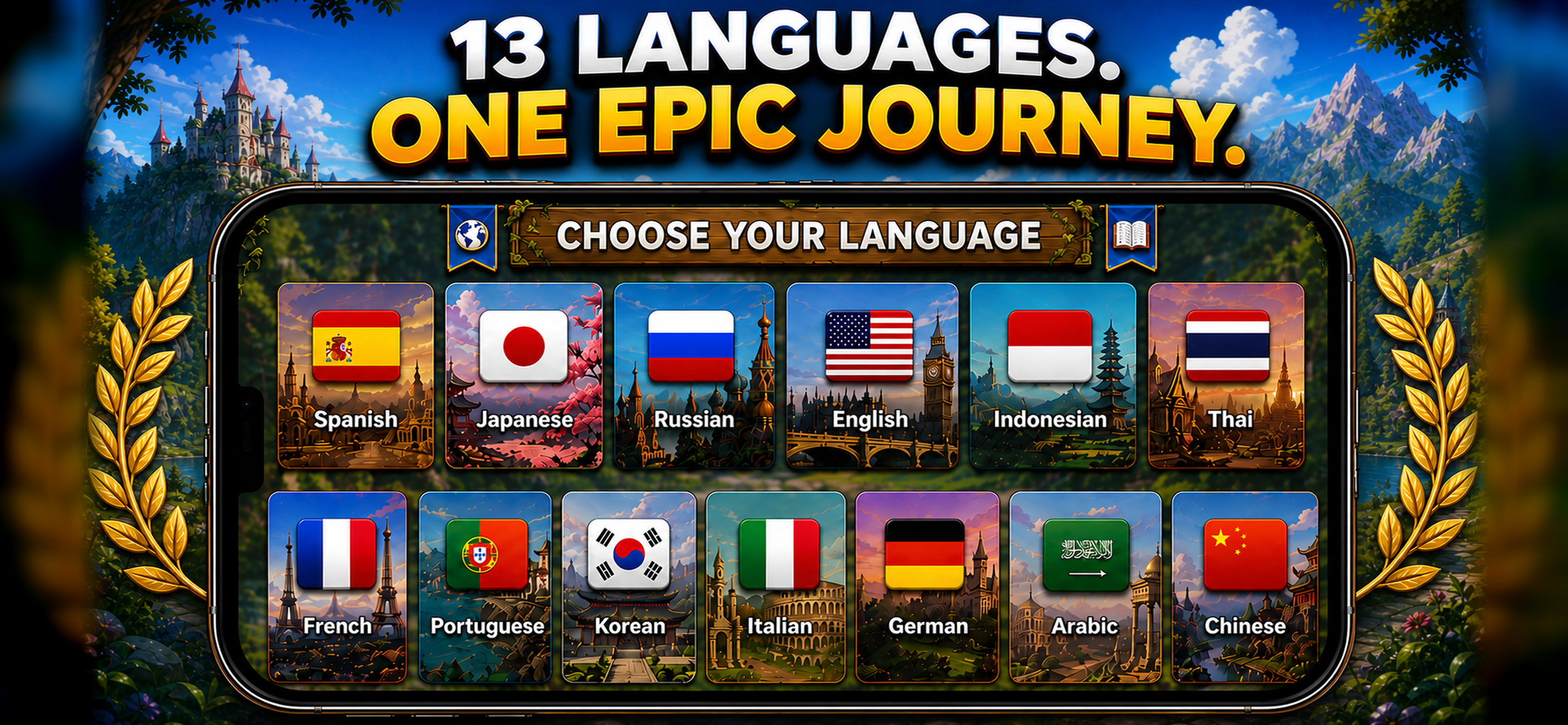 LangLandia: Polyglot RPG Game screenshot 10