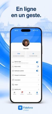Fidelivra Livreur screenshot