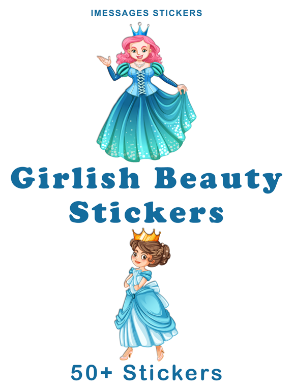 Screenshot #4 pour Girlish Beauty Stickers