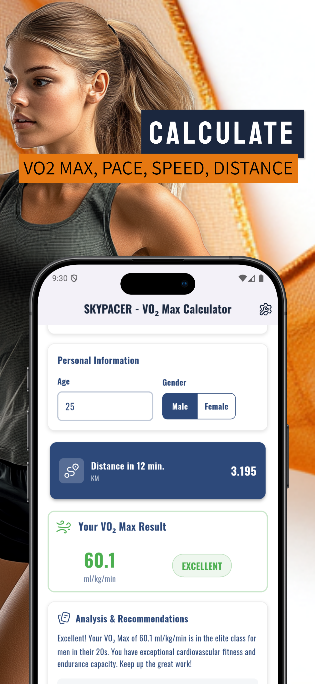 SkyPacer: Pace Calculator