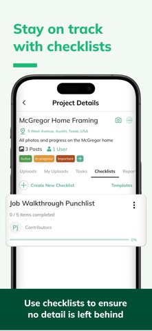 RelayCam: Job Photo App screenshot
