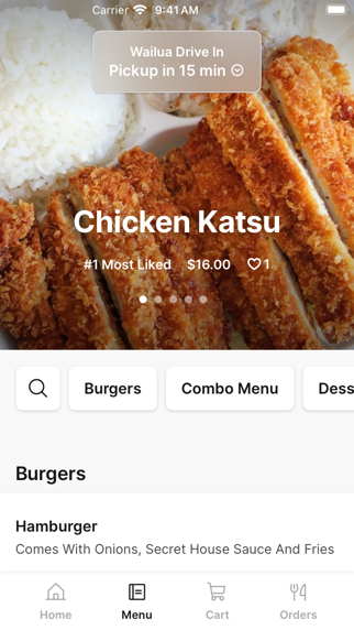 Wailua Drive In iPhone screenshot 2 - Food & Drink app