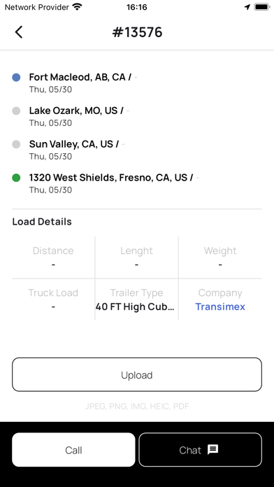 TRANSIMEX Carrier screenshot