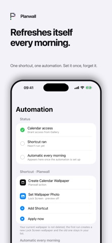 Planwall: Lock Screen Calendar Screenshot 8 of 10
