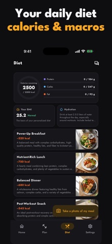 YaguarSport Fit: Gym & Diet iPhone screenshot