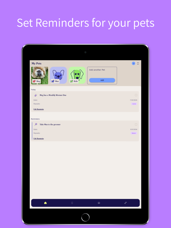 Pluto Pets iPad screenshot