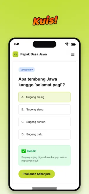 PBJ Komplit Javanese Language screenshot 2
