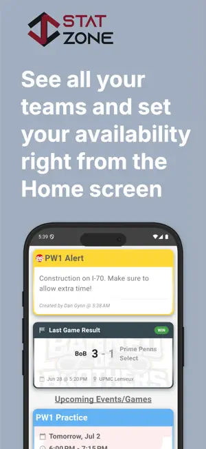 StatZone screenshot 1