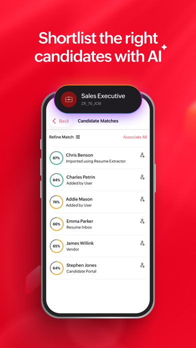 Screenshot #2 pour Zoho Recruit - Hire with AI