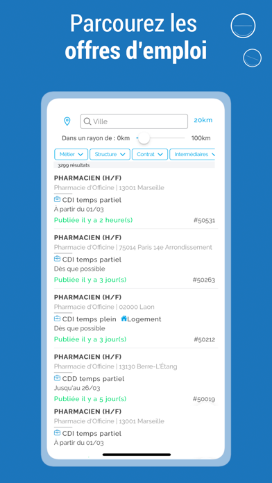 Screenshot #2 pour Club Officine Emploi pharmacie