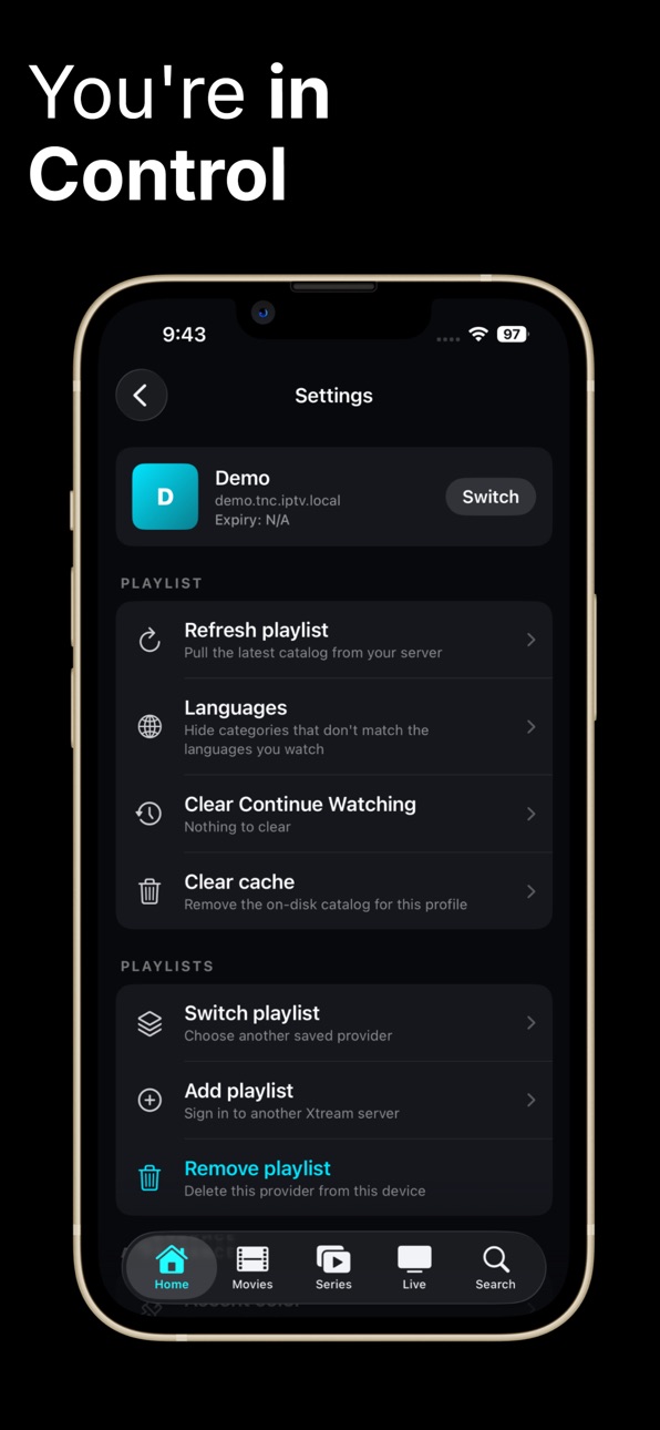 iPhone screenshot