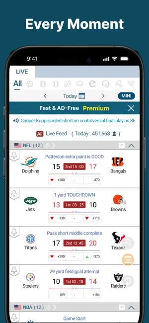 LIVE Score - the Fastest Score screenshot 1