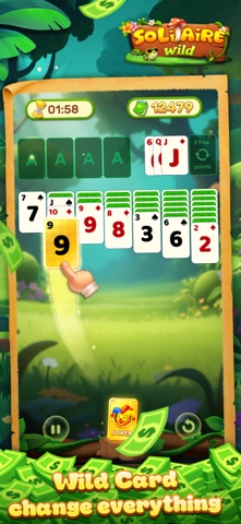 Solitaire Wild:Win Real Cash iPhone screenshot