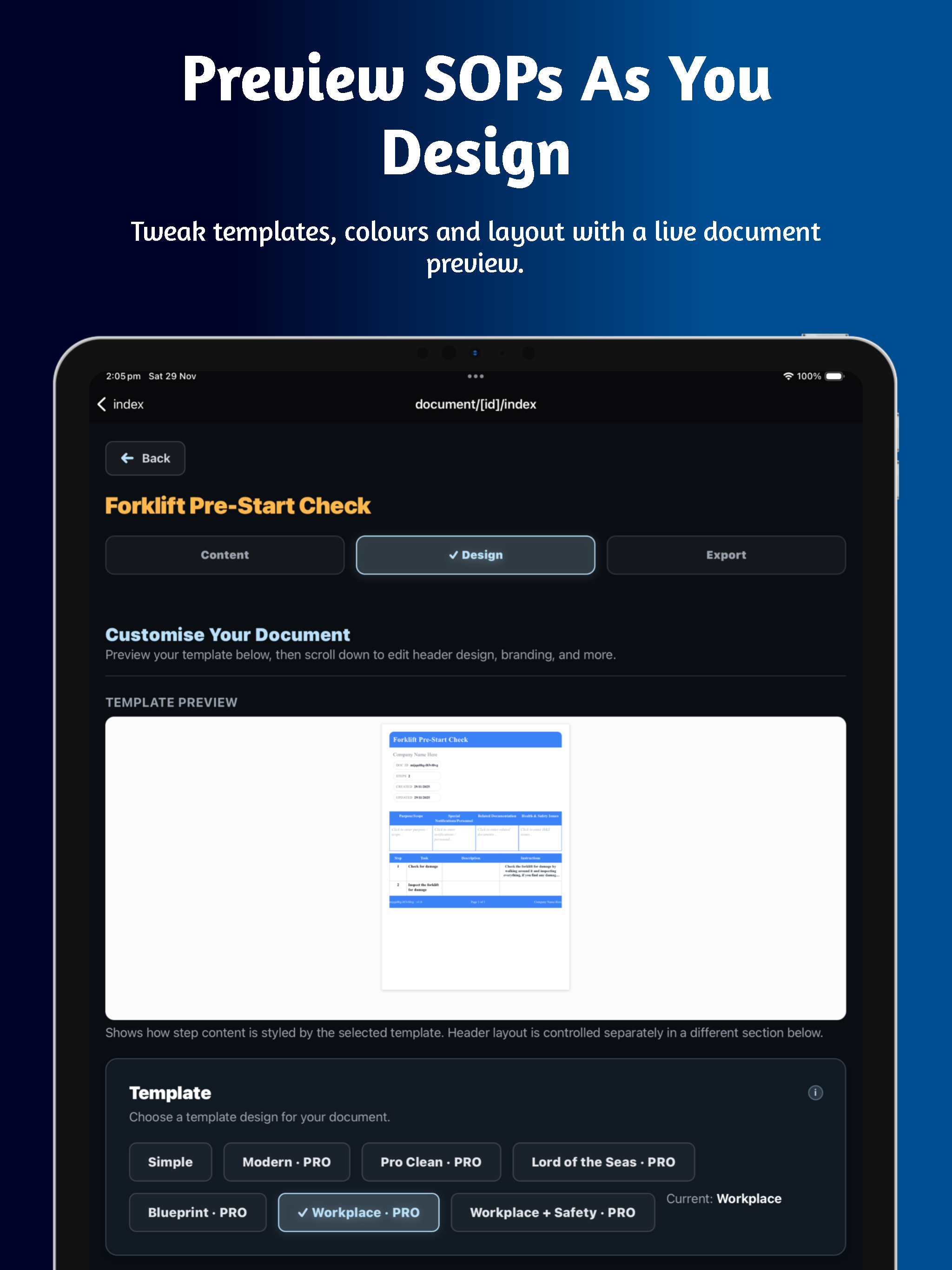 Quick SOP: Work Instructions screenshot 17