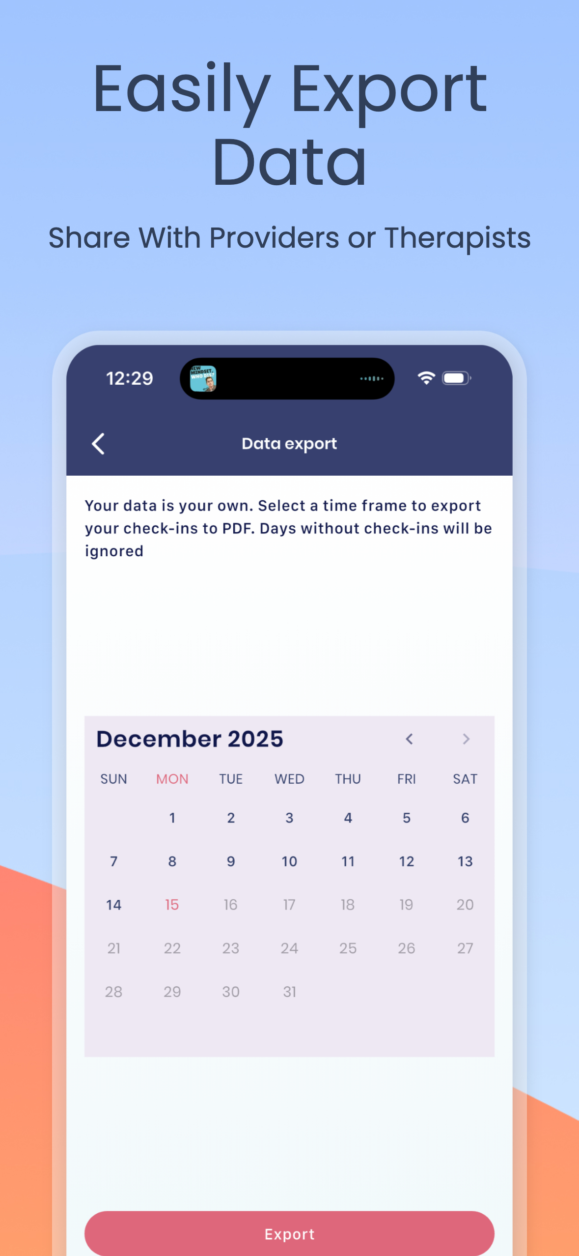 MINDid - Mental Health Managed screenshot 8