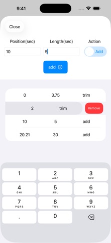 Video Trimmer - with seconds screenshot