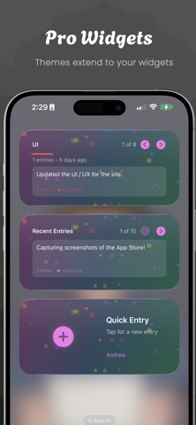 Vibers Log screenshot