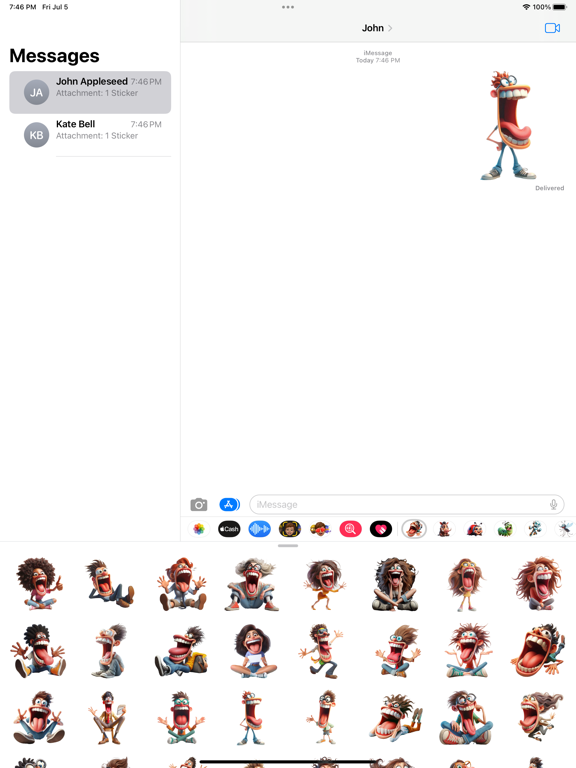 Screenshot #4 pour Big Mouth Stickers