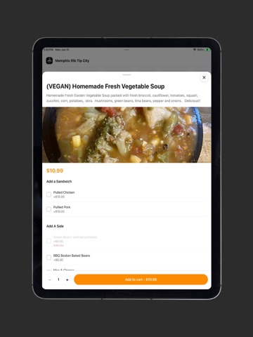 Memphis Rib Tip City iPad screenshot