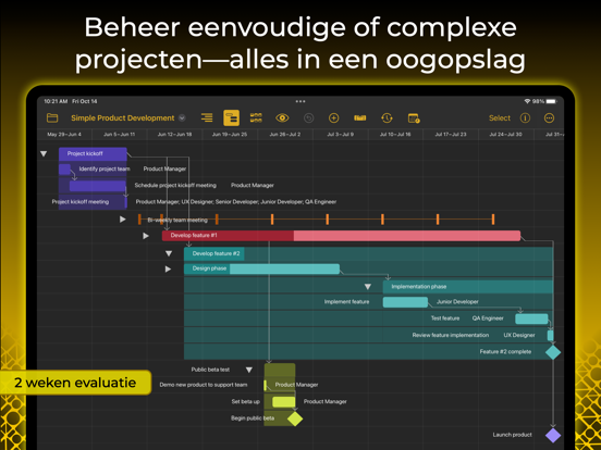 OmniPlan 4 iPad app afbeelding 1