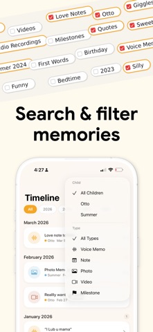 Tiny Voices - Family Memories iPhone screenshot