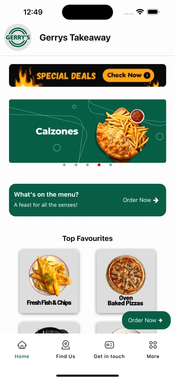 Screenshot #1 pour Gerry's Takeaway