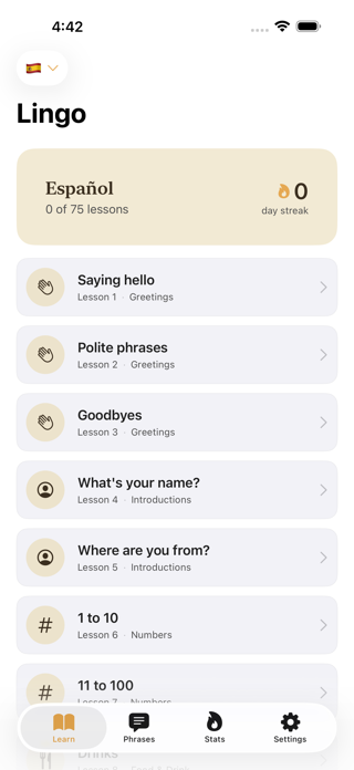 Lingo - Language Trainer Screenshot 1 of 7