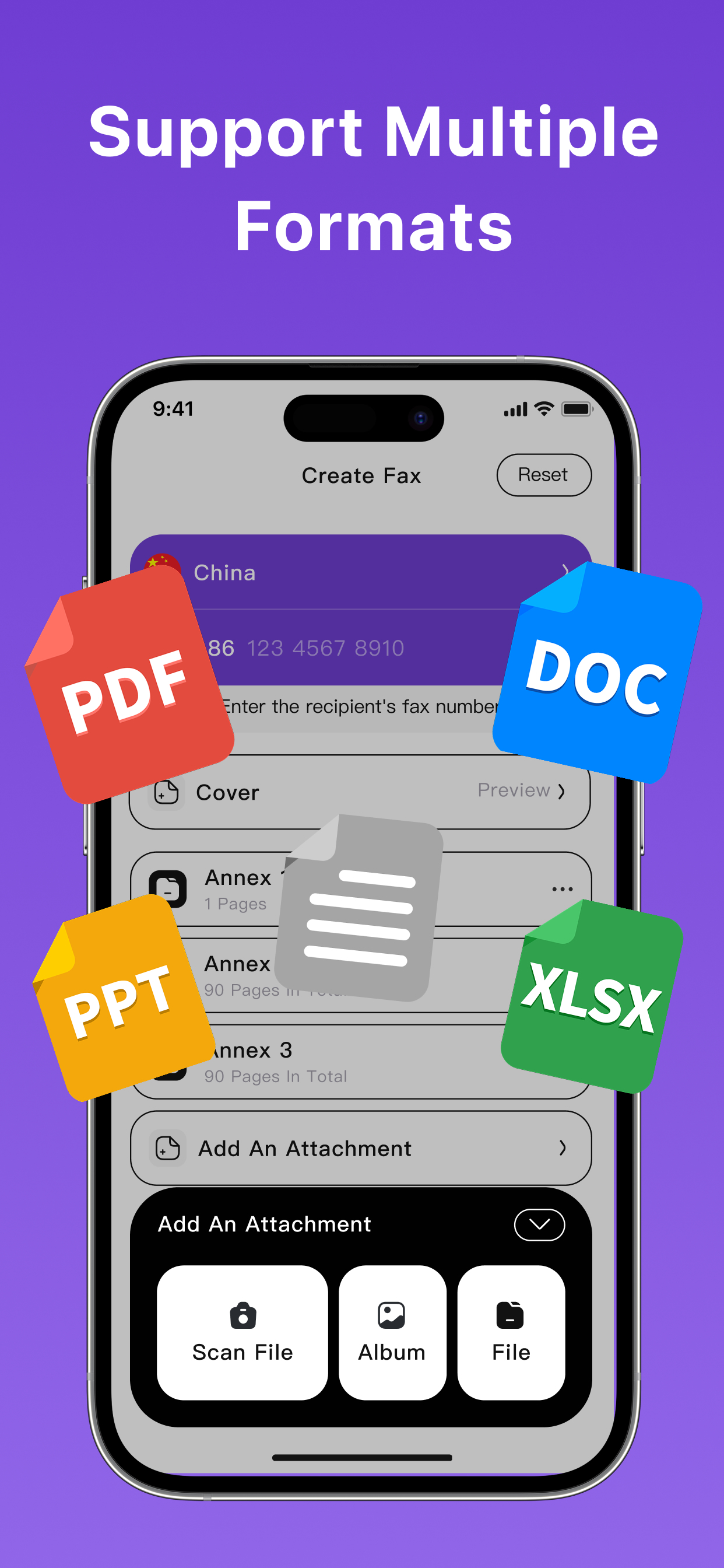 Receive Faxes: Send Doc & PDF screenshot 3