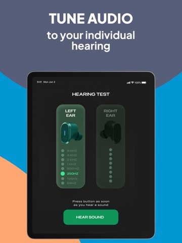 LISTENING DEVICE - HEARING AID iPad screenshot