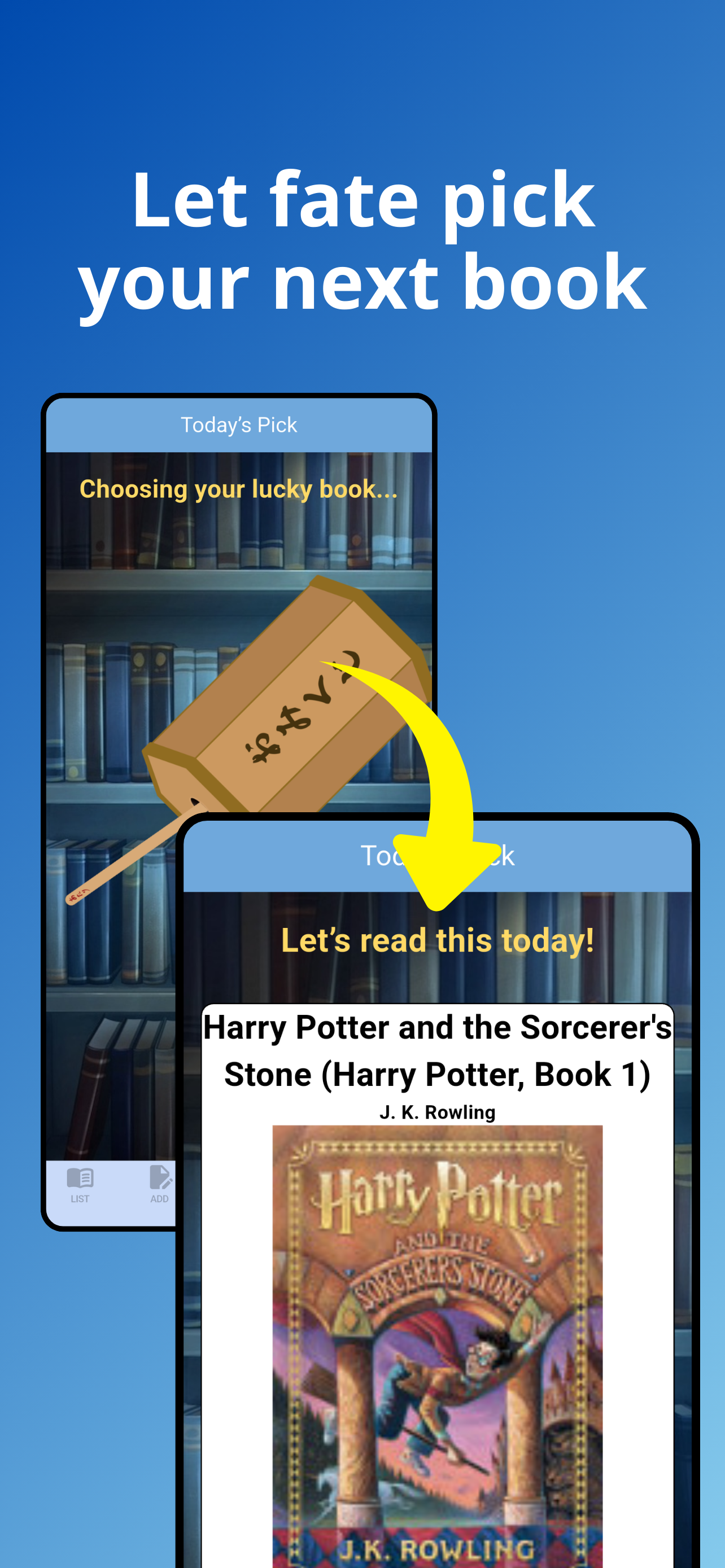Mobile Bookshelf – Reading Log