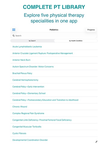 Physical Therapy Case Files iPad screenshot