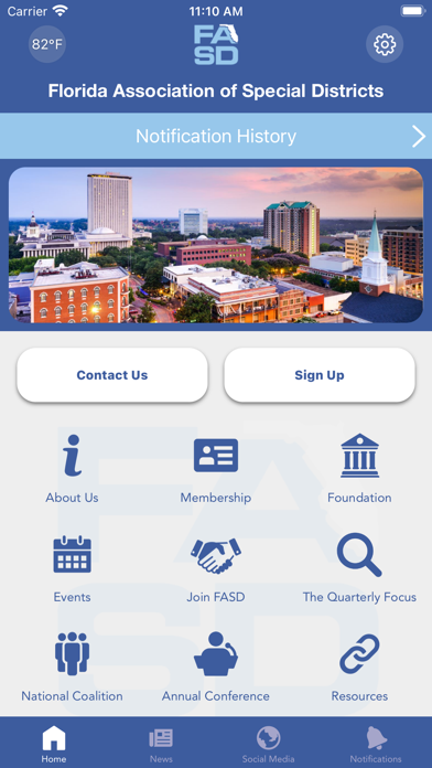 FL Assoc of Special Districts Screenshot