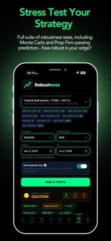 StrategyDynamics: Backtesting iPhone screenshot