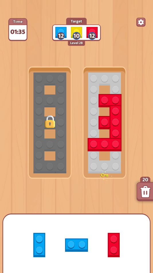 #5. Color Blocks Drop (iOS) 由: RedLine Games