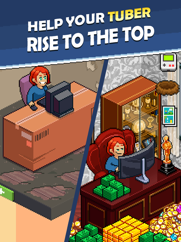 #2. PewDiePie's Tuber Simulator (iOS) 来自: Outerminds Inc.