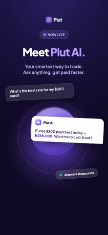 Plut: Trade & Pay Bills iPhone screenshot
