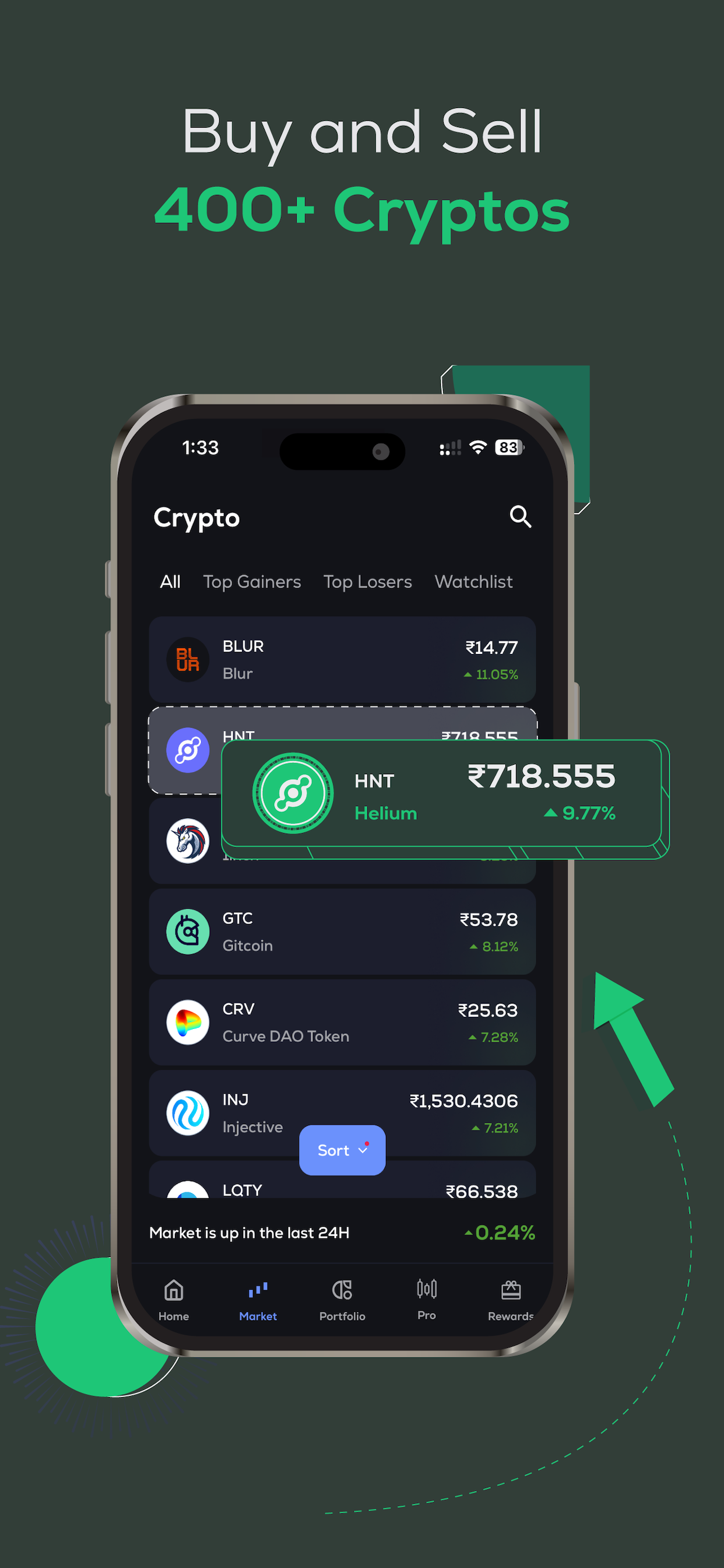 CoinSwitch Crypto Trading App
