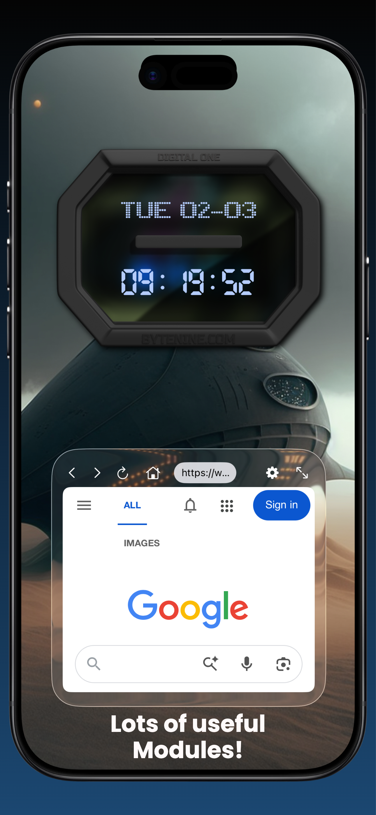 Digital Clock Widget · StandBy