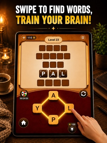 Crossword: Word Puzzle Game iPad screenshot