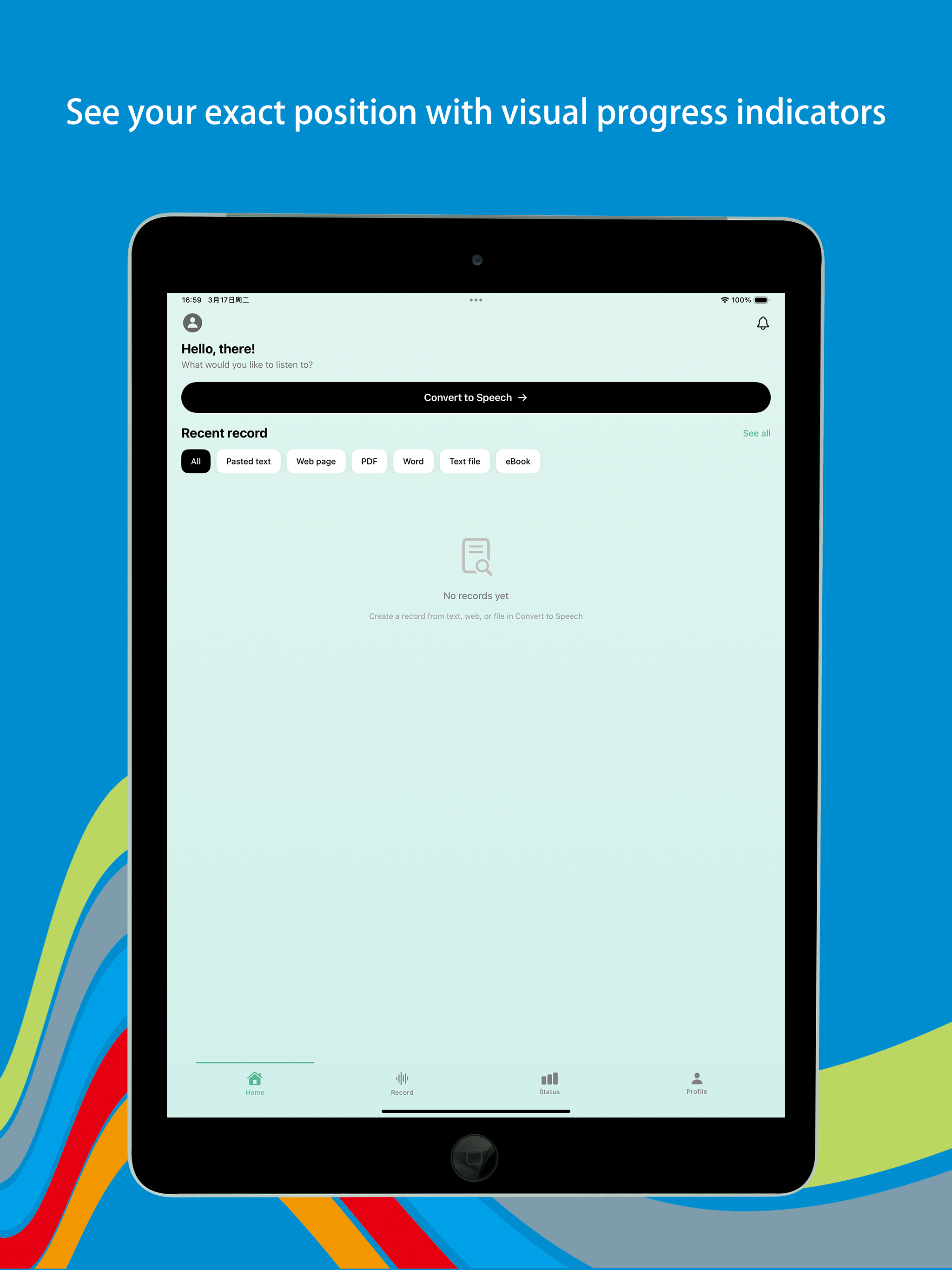 Wonder Voice - Text To Speak