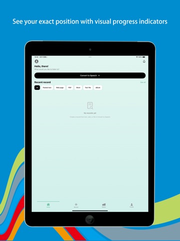Wonder Voice - Text To Speak iPad screenshot