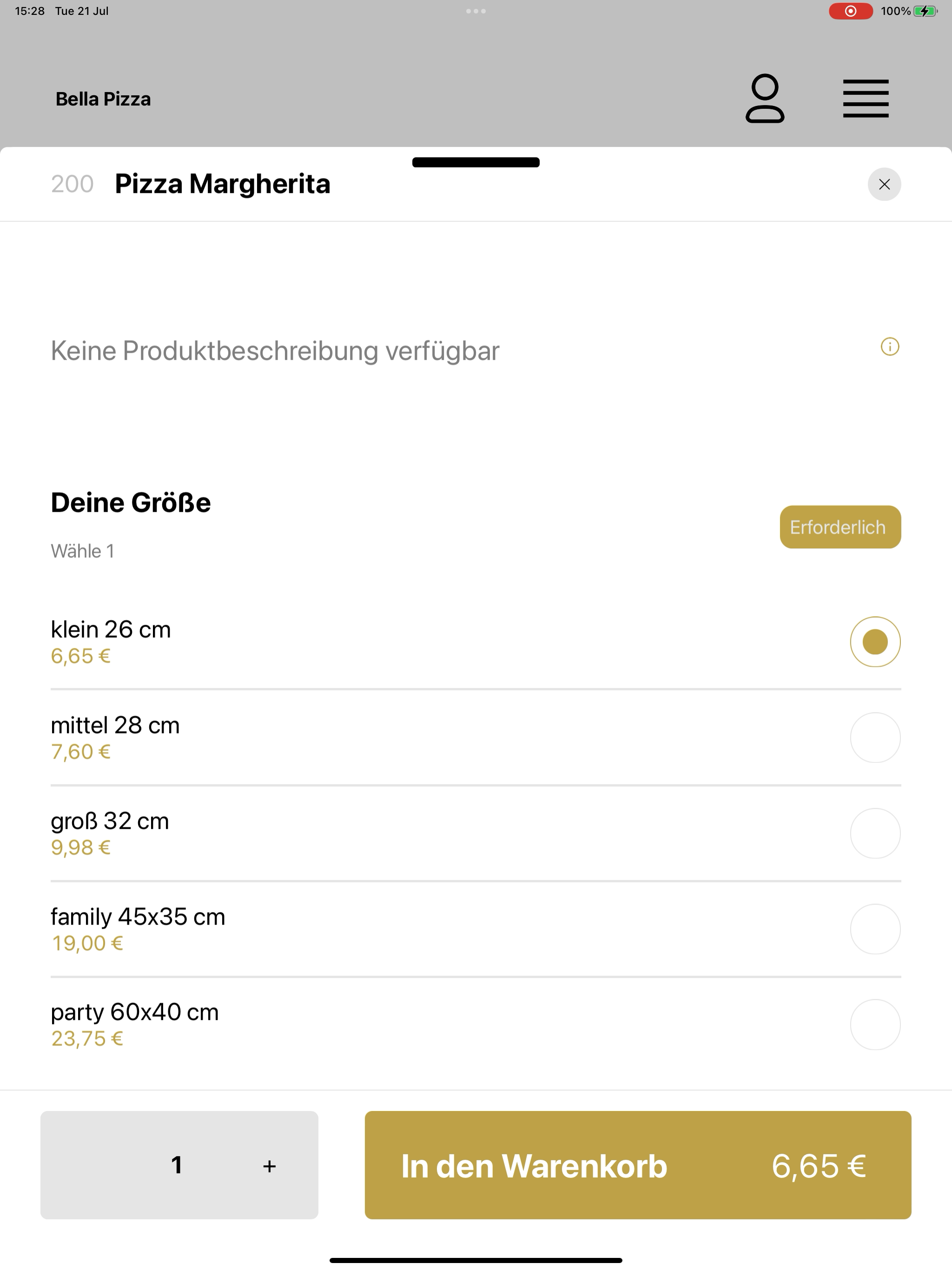 Bella Pizza Mannheim screenshot 15